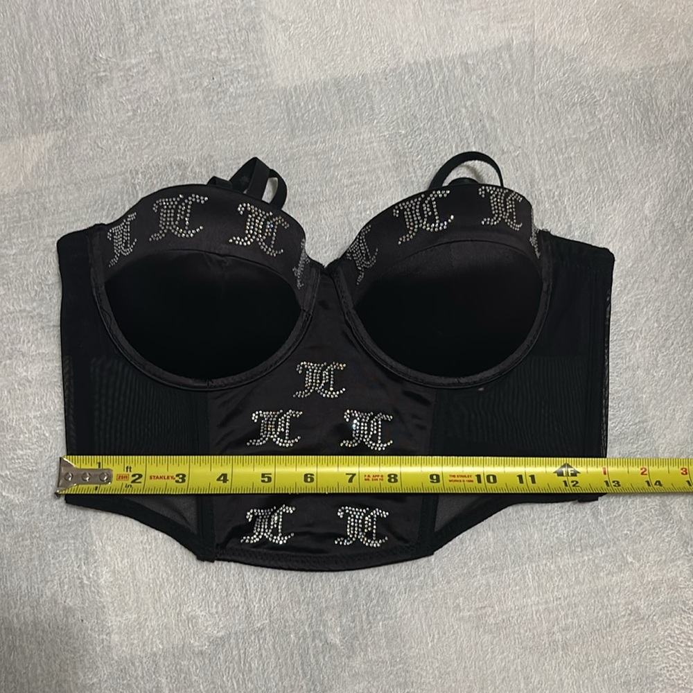 BNWOT Juicy Couture Jewel Logo Bustier Top - Picture 6 of 6
